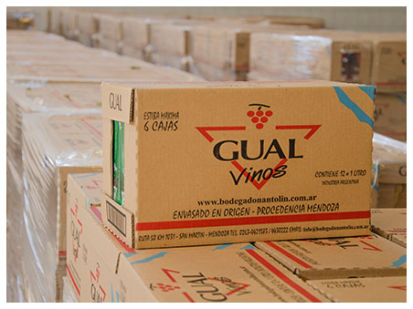 Vinos Gual packaging